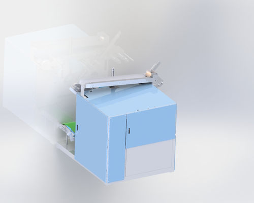 أنابيب HDPE البلاستيكية الملفوفة الملفوفة آلة لقطع الألواح للشركة المصنعة