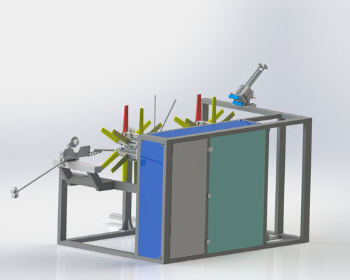 بطارية أنابيب البلاستيك HDPE LDPE أوتوماتيكية واحدة أو محطة مزدوجة بطارية أنابيب