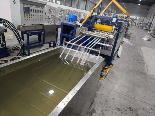 6 خيوط متزامنة خط إنتاج رباط PP مع ± 0.05mm التسامح الأبعاد و 1 من أصل 6 تدفق-تباين الموت